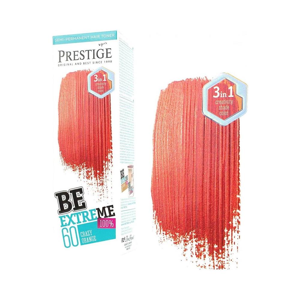 Balsamo Colorante Semipermanente Per Capelli 60 Crazy Orange Beextreme 100% Vip’s Prestige - Foto 1