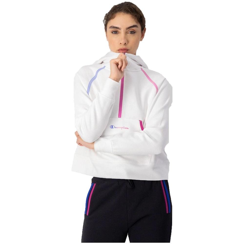 Felpa Donna con Cappuccio Half-Zip - Foto 2