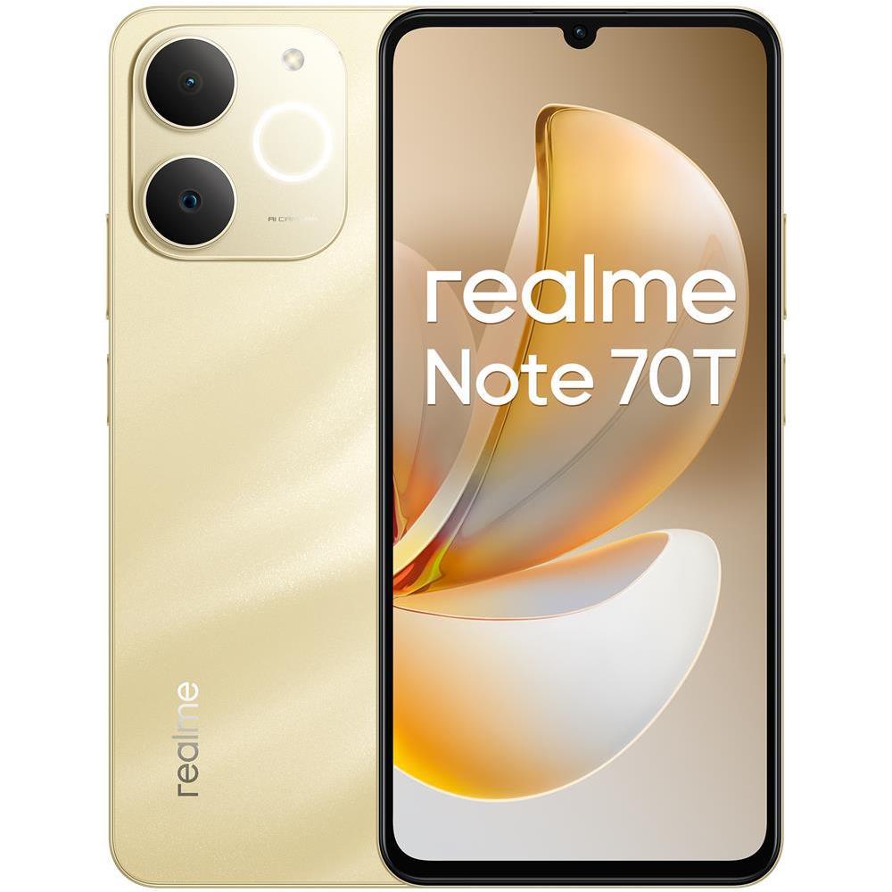 Note 70T 4G 128GB 4GB Ram Display 6.74" LCD HD+ ’Main Camera13MP Dual nanoSim USB tipo-C Android 15 Unisoc T7250 6000mAh Beach Gold + Techlife Buds Kit - Foto 1