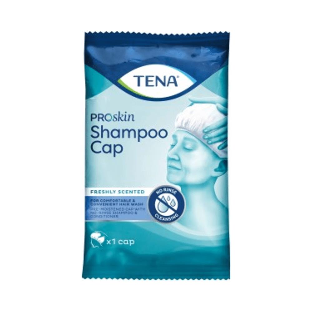 Cuffia Shampoo Preumidificata Tena Shampoo Cap Cuffia 1 Pezzo - Foto 1