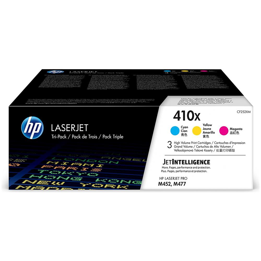410X Toner Originale Ciano / Magenta / Giallo per Colour LaserJet MFP M477fdw Capacità 5000 Pagine - Foto 1