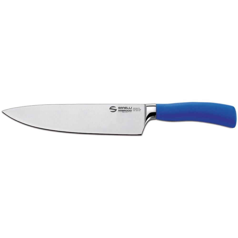 Coltello Cuoco Cm 20 Azzurro - Lunghezza Lama Cm 20 - Foto 2