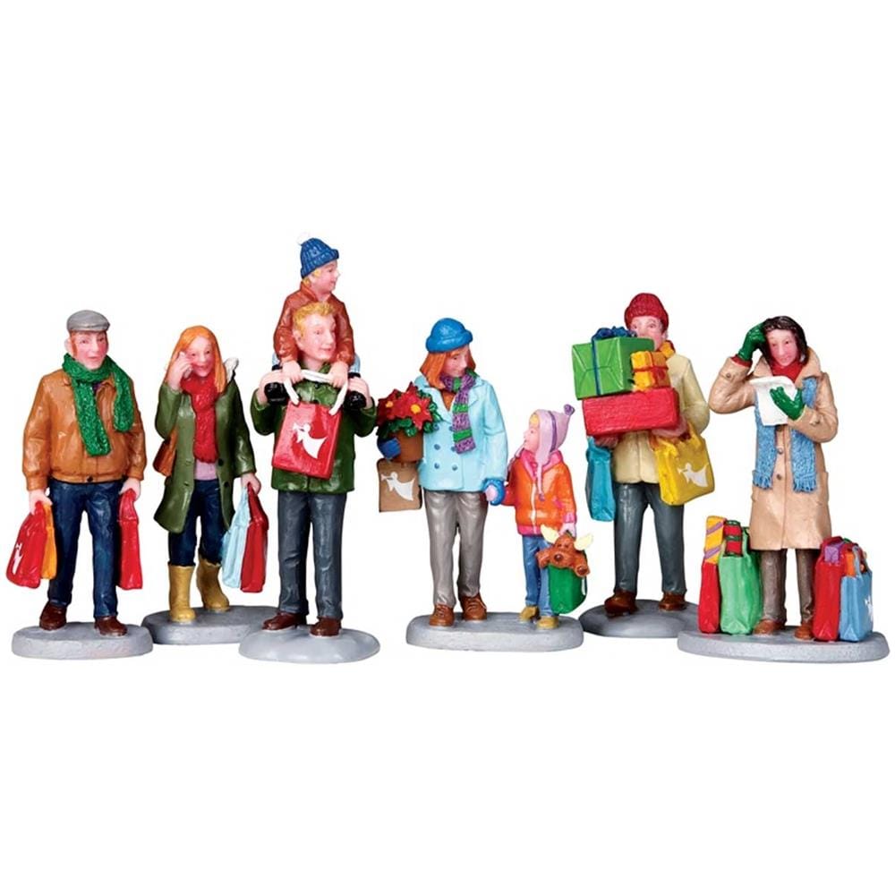 Shopping Natalizio - Holiday Shoppers Set Da 6 Cod 92683 - Foto 1