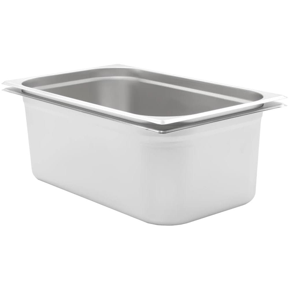 Contenitori Per Alimenti 2 Pz Gn 1/1 200 Mm In Acciaio Inox - Foto 1