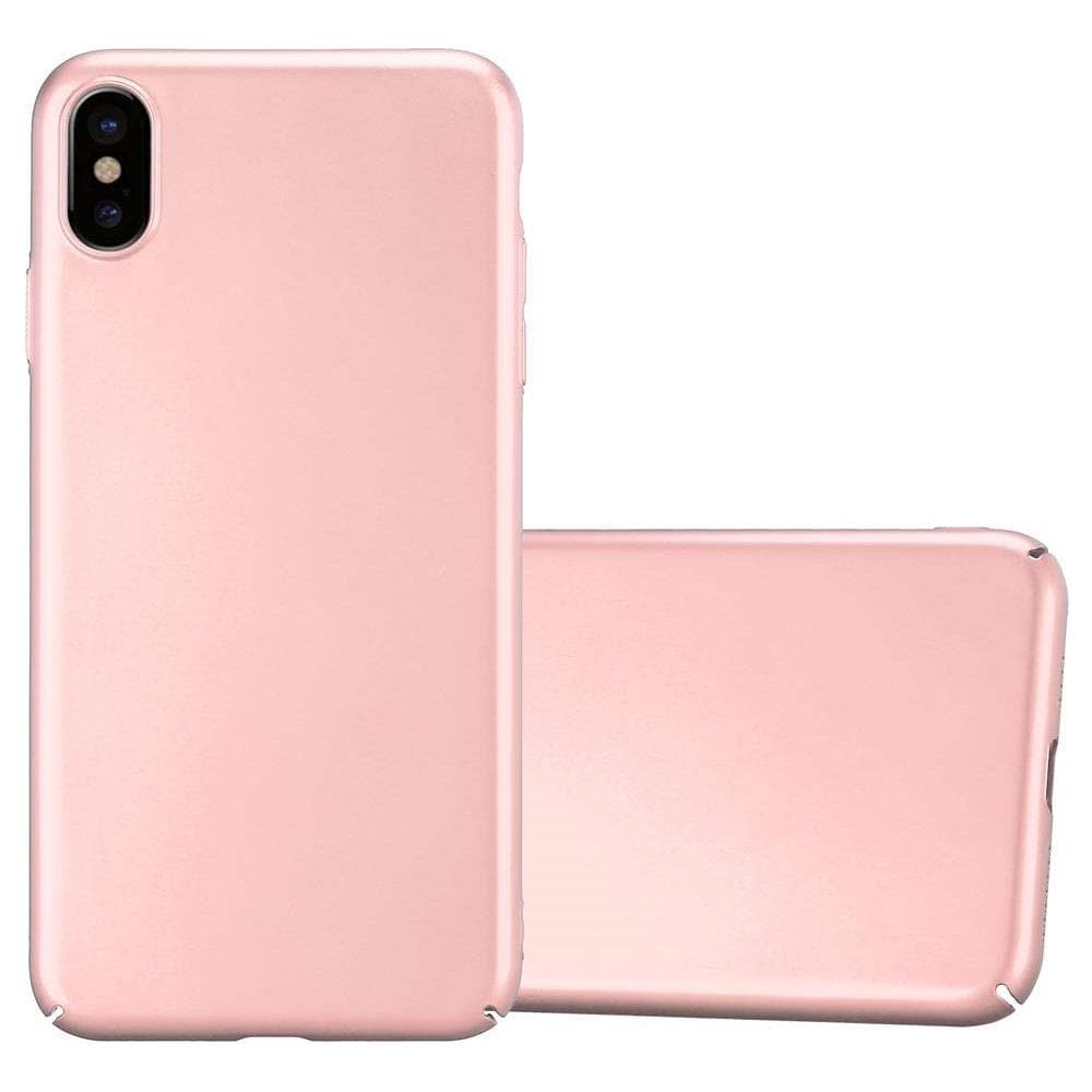 Custodia Compatibile Con Apple Iphone Xs Max In Oro Rosa Metallo - Hard Case Coperchio Protettivo In Look Metallico Contro I Graffi E Gli Urti - Foto 1