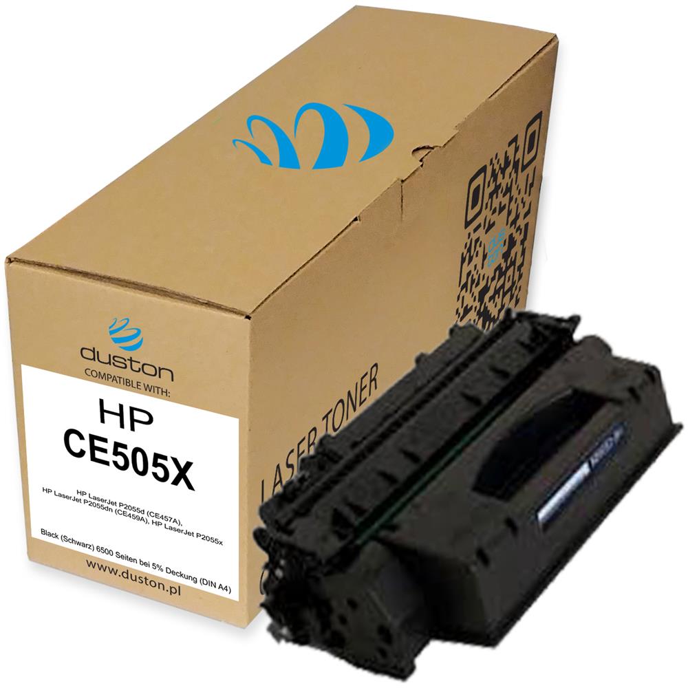 TONER - 2x Ce505x, 05x Negro Compatible Con Hp Laserjet P2050 2055d 2055dn 2055 - Foto 2