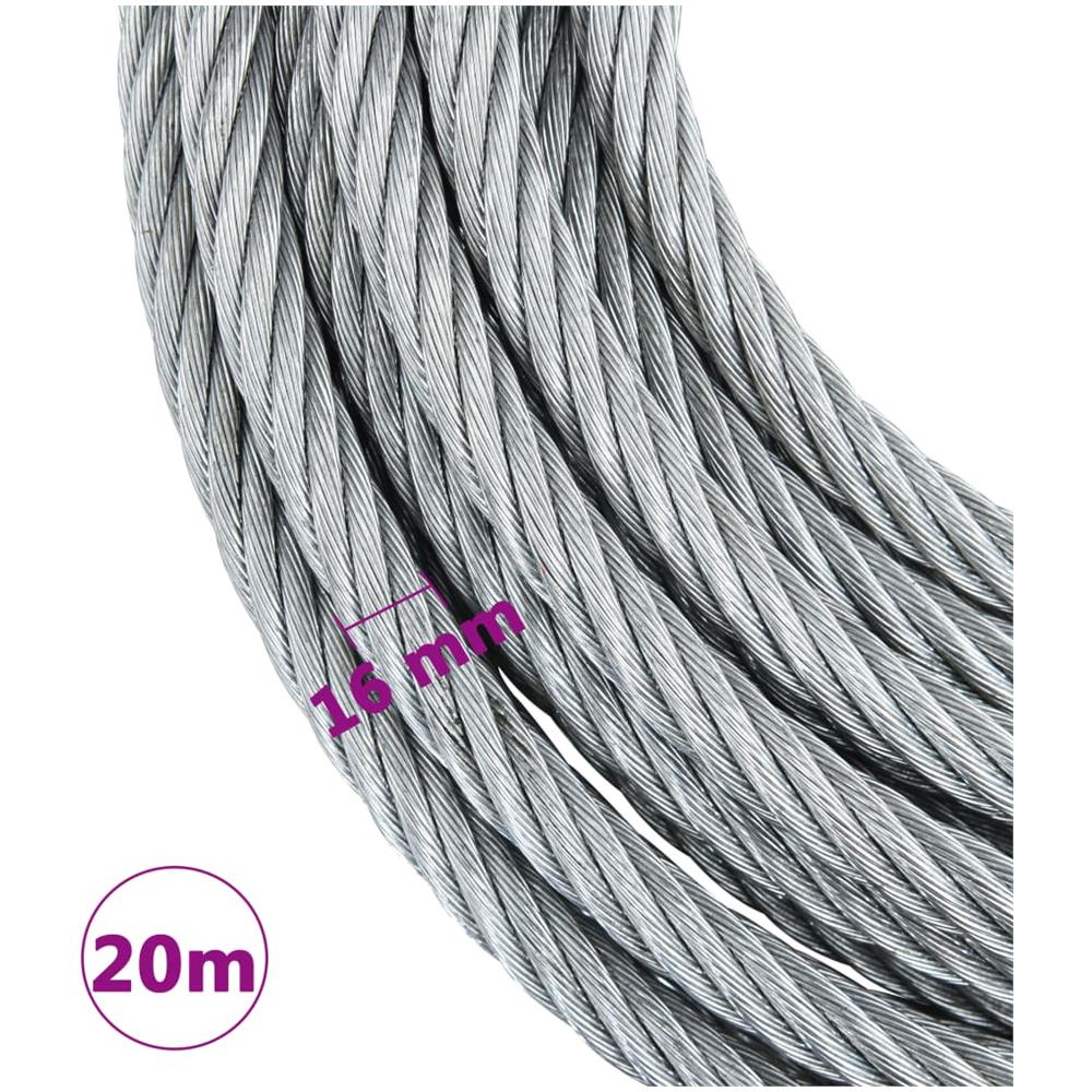 Cavo A Fune Metallica 3200 Kg 20 M - Foto 4