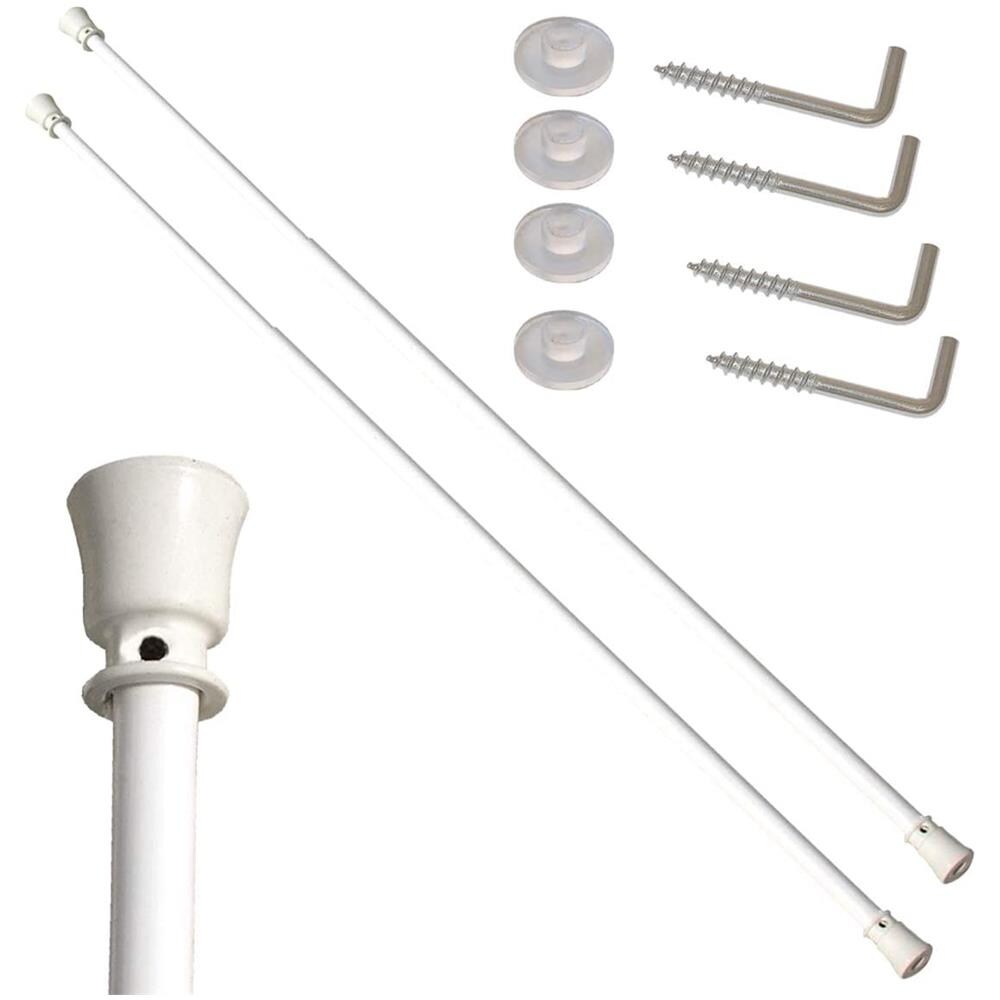 Bacchette Molla Ottone Alluminio Bianco Cm. 30-40 Pz2 - Foto 1