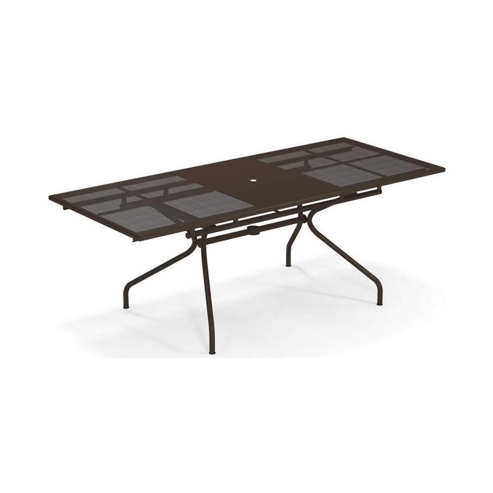 Tavolo Athena 160+50 X 90 X 75 Cm 3428   - Marrone D' India - Foto 1