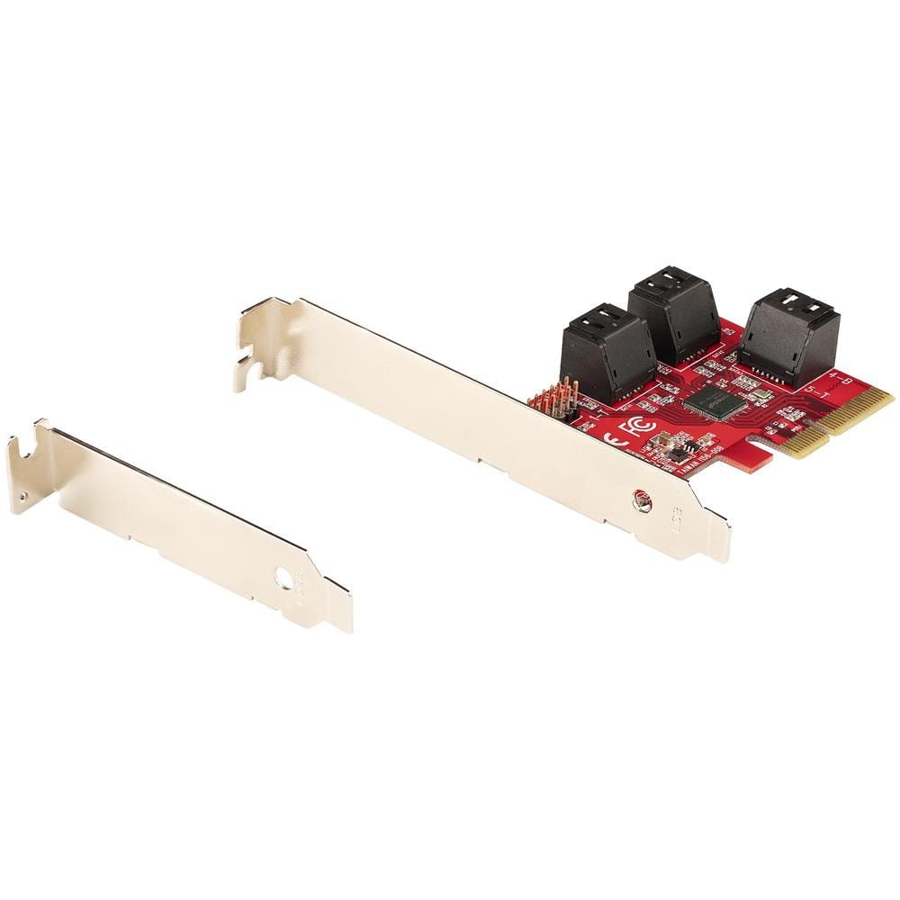 Scheda PCIe SATA - Scheda di espansione SATA PCIe a 6 porte - 6 Gbps - Profilo basso /completo - Connettori SATA impilati - Foto 10