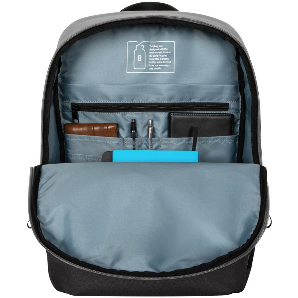 Sagano borsa per notebook 39,6 cm (15.6") Zaino Nero, Grigio - Foto 16