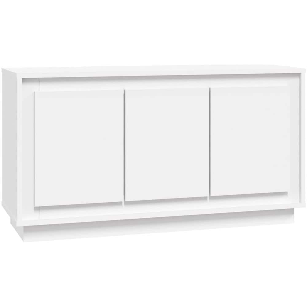 Credenza Bianca 102x35x55 cm in Legno Multistrato - Foto 2