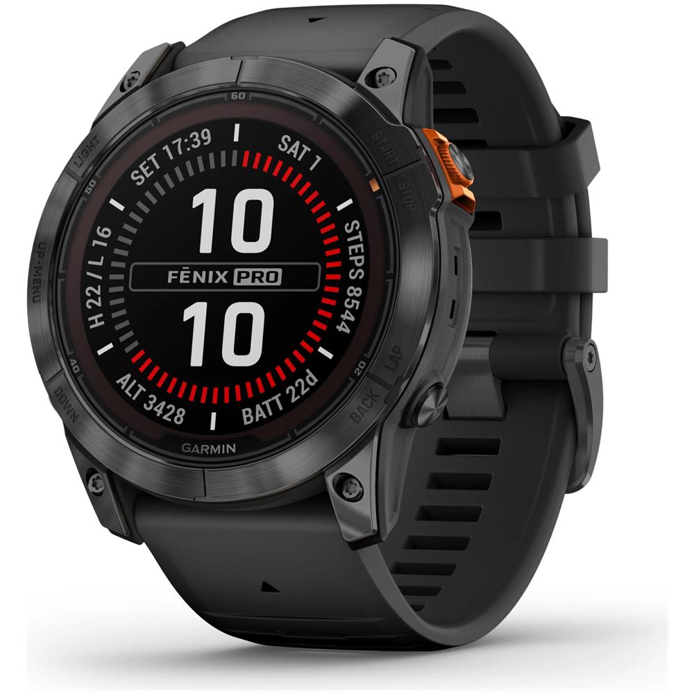 Smartwatch Fenix 7X Pro Display 1.4" Digitale Touch screen Wi-Fi GPS Colore Grigio - Foto 1