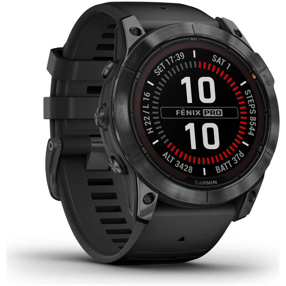Smartwatch Fenix 7X Pro Display 1.4" Digitale Touch screen Wi-Fi GPS Colore Grigio - Foto 2
