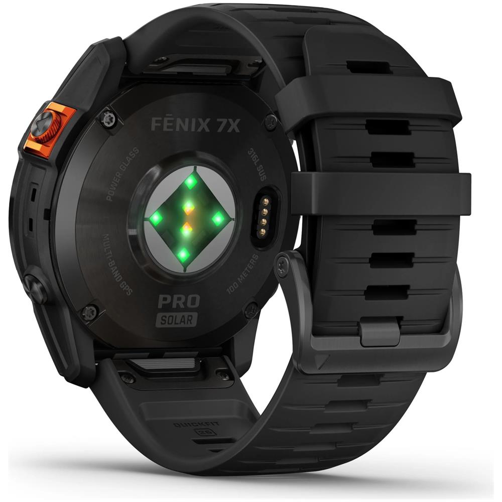 Smartwatch Fenix 7X Pro Display 1.4" Digitale Touch screen Wi-Fi GPS Colore Grigio - Foto 5