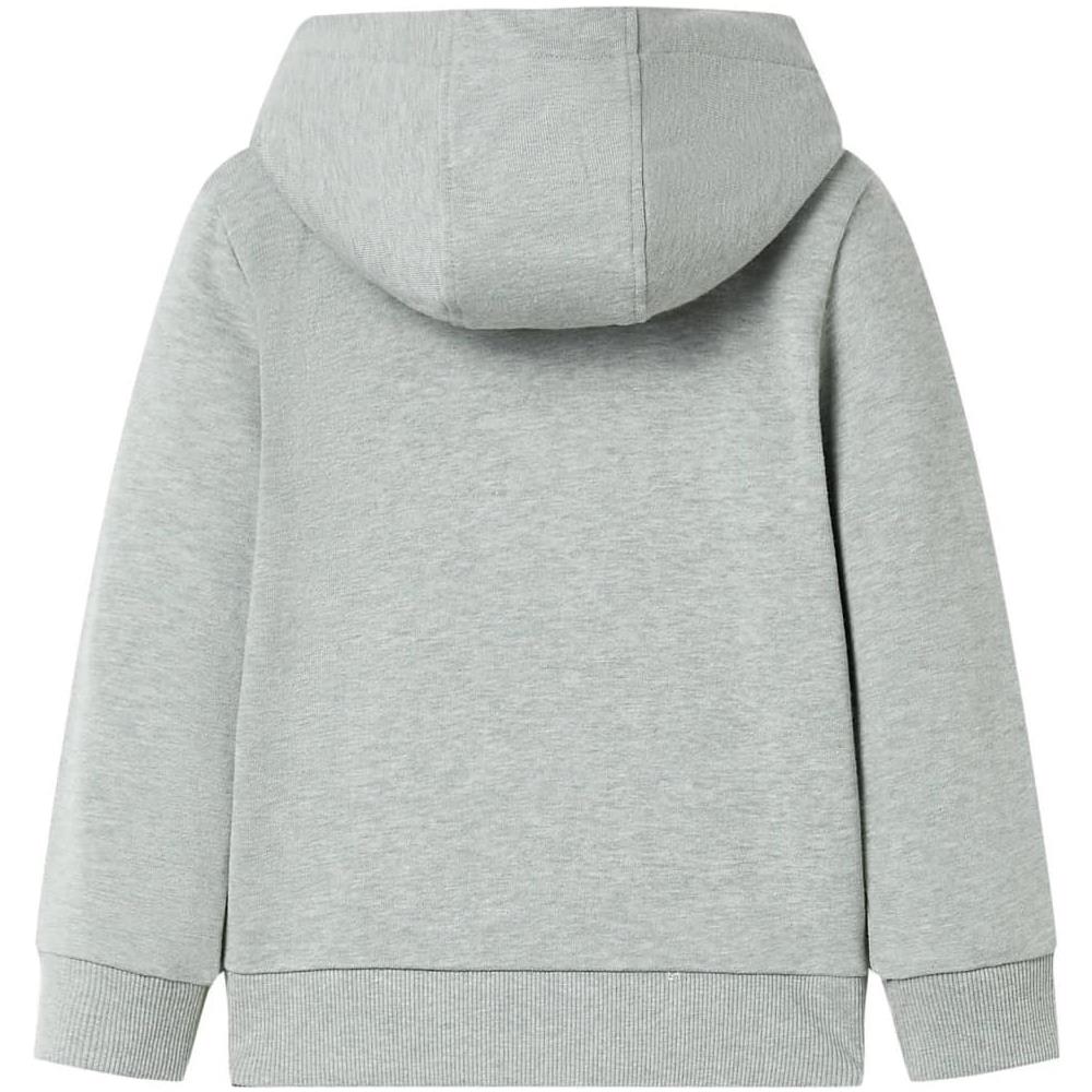 Felpa con Cappuccio e Cerniera da Bambino Cachi Chiaro Mélange 104 - Foto 2