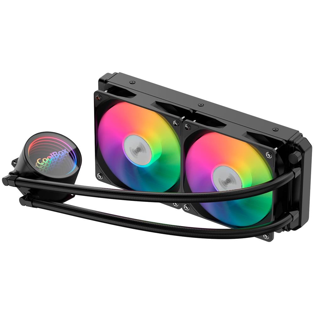 Dissipatore CPU a Liquido Infinite Liquid 240 ARGB per Socket Intel e AMD 12 cm Nero - Foto 1