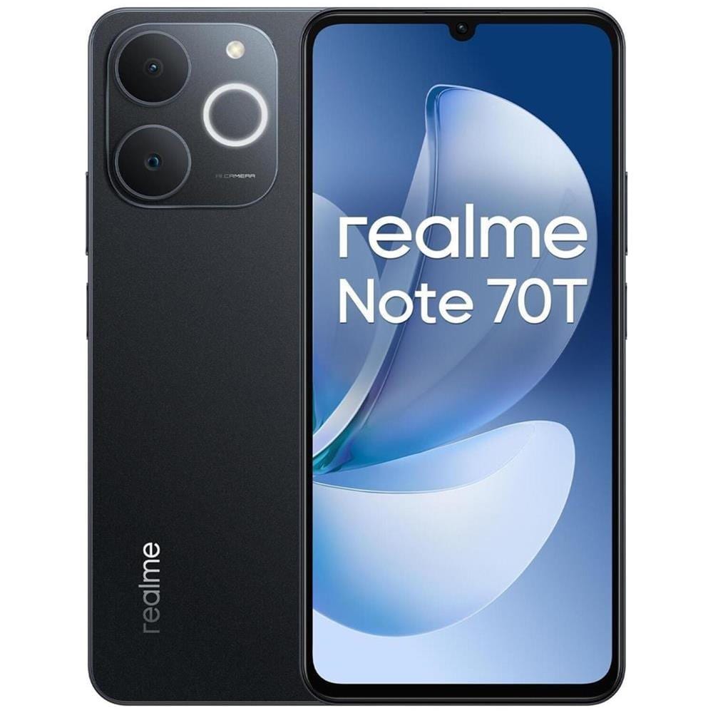Note 70T 4G 128GB 4GB Ram Display 6.74" LCD HD+ ’Main Camera13MP Dual nanoSim USB tipo-C Android 15 Unisoc T7250 6000mAh Obsidian Black + Techlife Buds Buds Kit - Foto 1