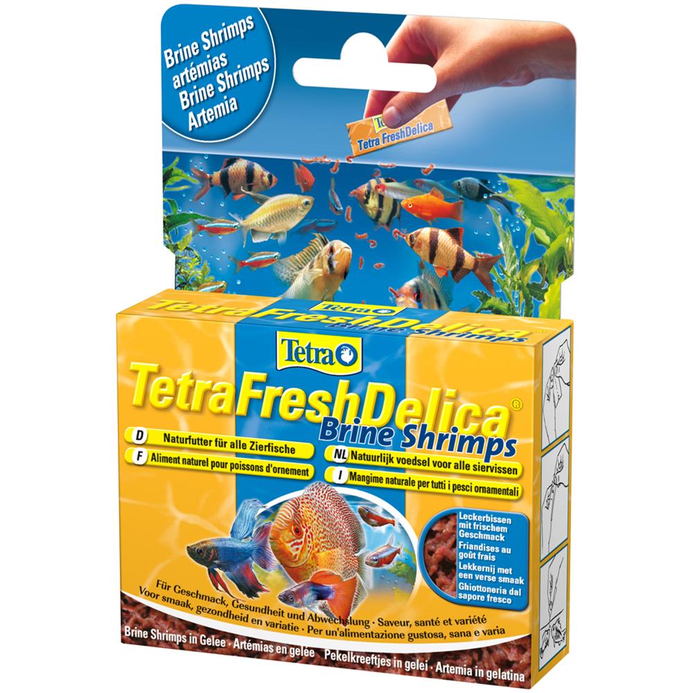 Mangime per Pesci Ornamentali Tetra FreshDelica Artemia 16 Buste da 48 gr - Foto 2