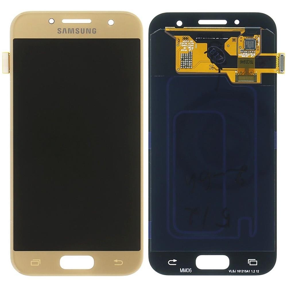 Lcd + Touch Display Gold Oro Originale Per Galaxy A3 2017 Sm-a320f + Kit - Foto 4