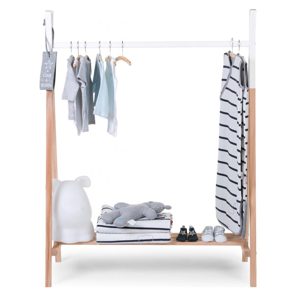 Childhood Appendiabiti Tepee In Faggio Naturale E Bianco Clstipi - Foto 2