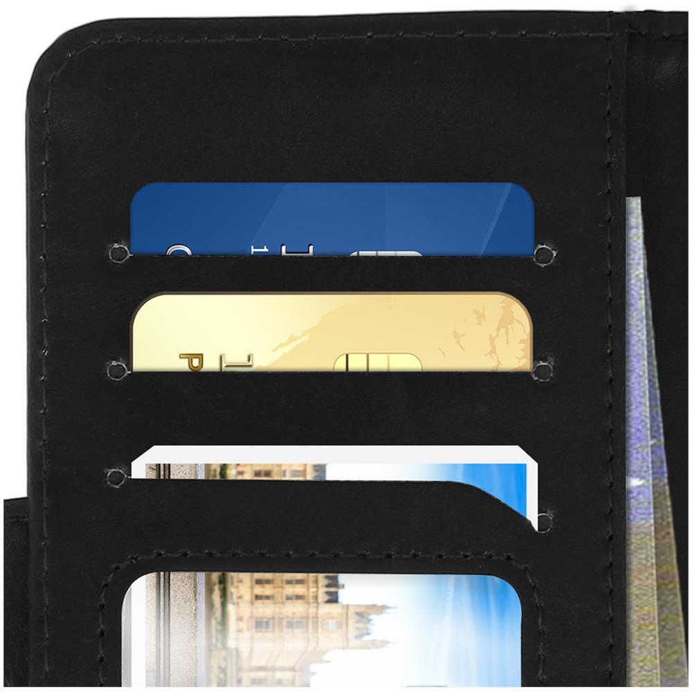 Custodia Portafoglio Universale Smartphone Taglia L - Nero - Foto 2