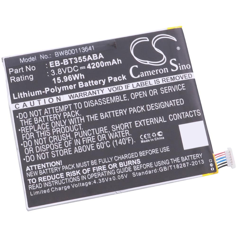 Batteria Li-poly 4200mah (3.8v) Per Netbook Pad Tab Tablet Samsung Galaxy Tab A 8.0, A 8.0 Sm-t350, Sm-p350, Sm-t350 Come Eb-bt355aba - Foto 2