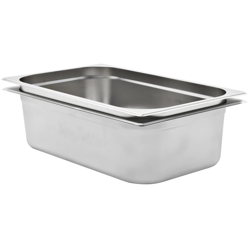 Contenitori Per Alimenti 2 Pz Gn 1/1 150 Mm In Acciaio Inox - Foto 1