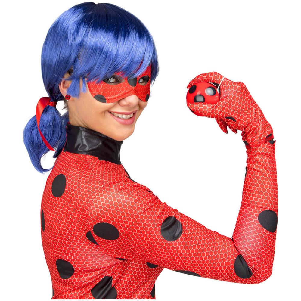Cofanetto Costume Di Lady Bug Per Adulto - Taglia: M / L - Foto 4