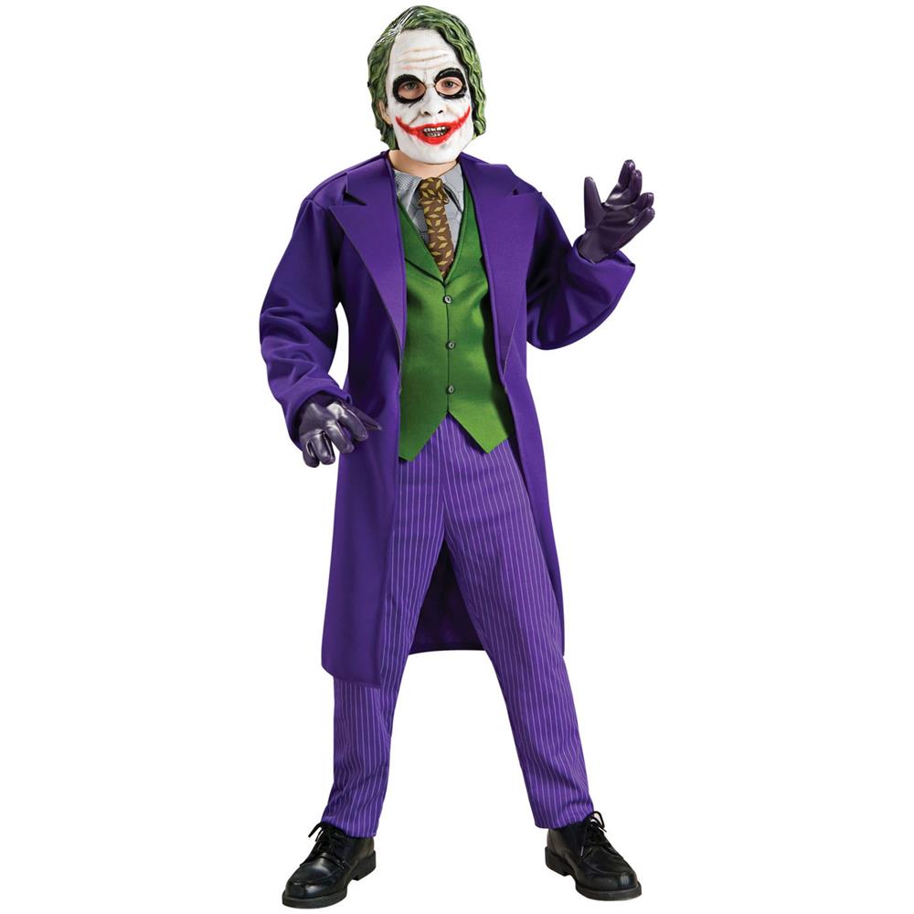 Costume Lusso Joker Dark Knight Bambino - Taglia: 5/6 Anni (116 Cm)  - Foto 1