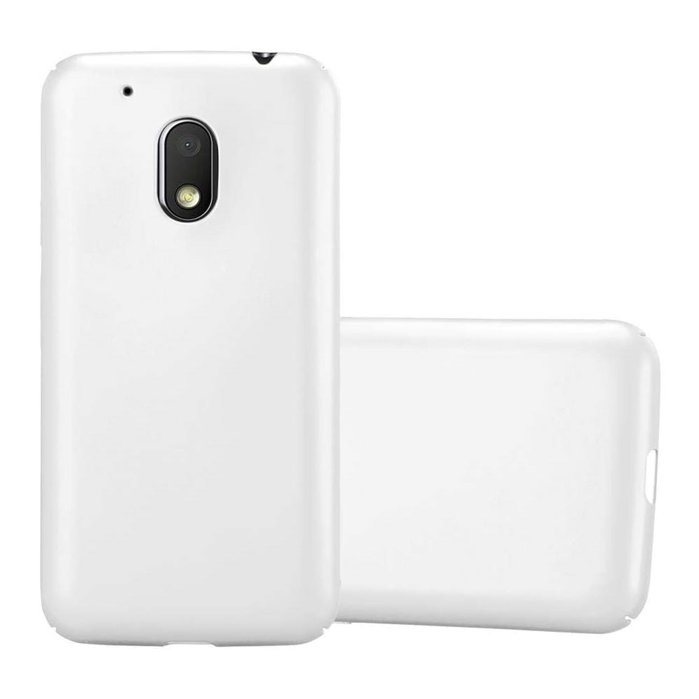 Custodia Compatibile Con Motorola Moto G4 Play In Argento Metallo - Hard Case Coperchio Protettivo In Look Metallico Contro I Graffi E Gli Urti - Foto 1