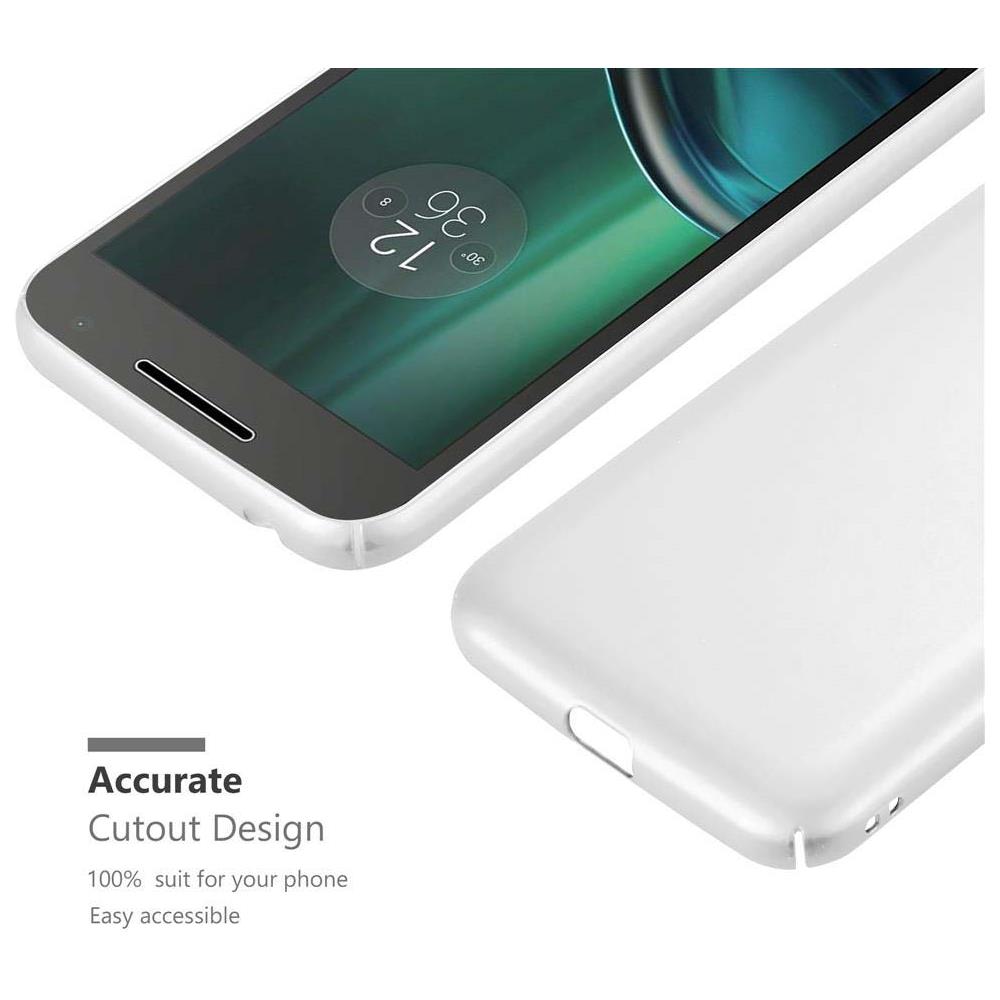Custodia Compatibile Con Motorola Moto G4 Play In Argento Metallo - Hard Case Coperchio Protettivo In Look Metallico Contro I Graffi E Gli Urti - Foto 6