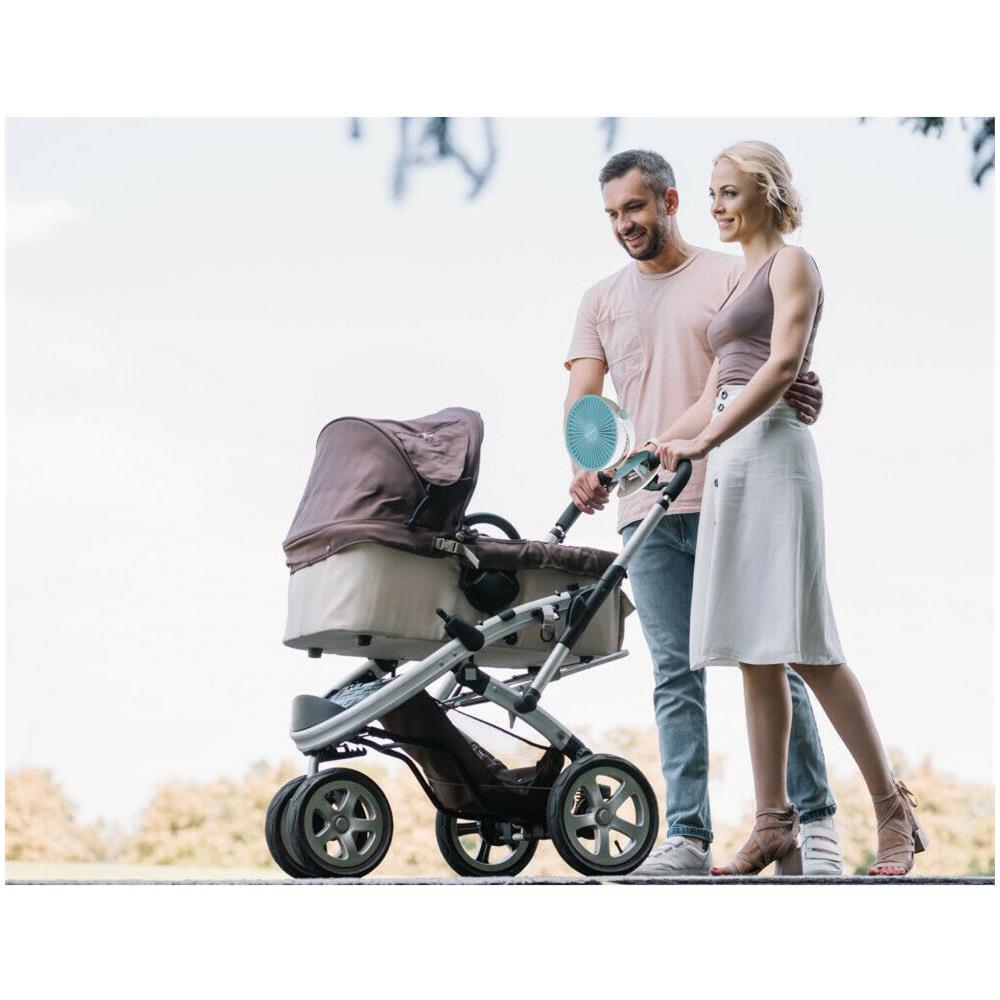 Mini Ventilatore Clip Ventola Portatile Ricaricabile Estate Viaggio - Foto 2