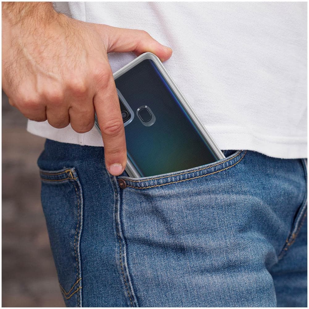 Cover Samsung Galaxy A21s Silicone Compatibile Qi Original Trasparente - Foto 2