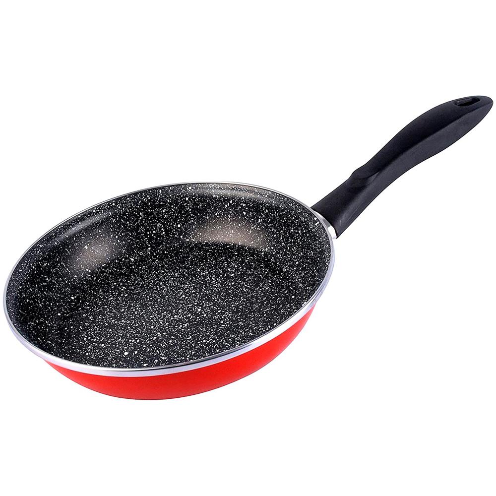 K2 Rojo 3 Padelle 20-24-28cm Induzione, Pfoa-free Antiaderente Stone Acciaio Vetrificato - Foto 2