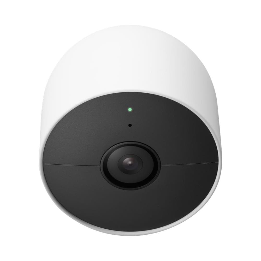 Nest Cam Videocamera Wireless per Interni / Esterni a Batteria Sensore 2 Mpx Altoparlante e Microfono Colore Neve - Foto 2