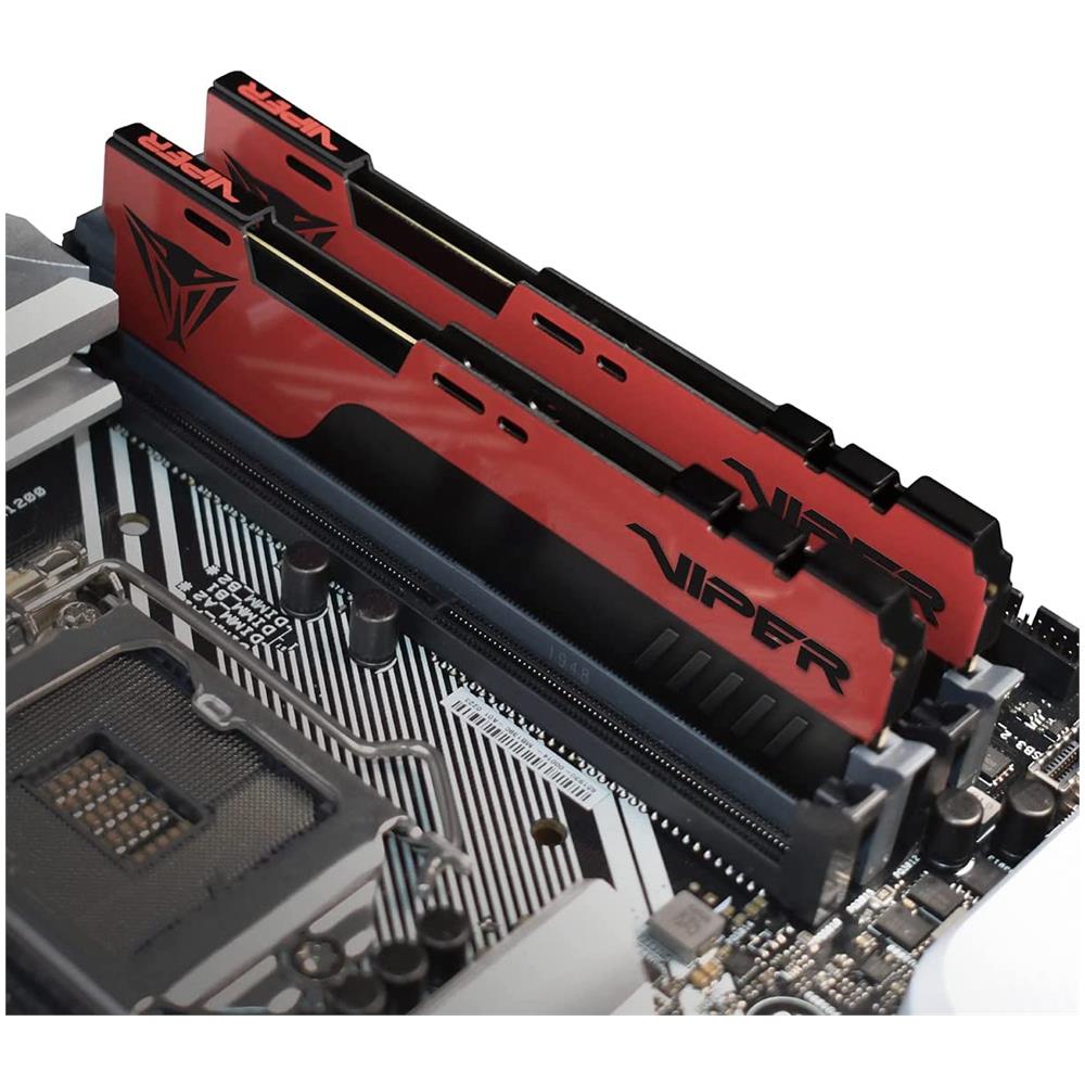Memoria DIMM Viper Elite II PVE2416G360C0K 16 GB (2 x 8 GB) DDR4 3600 MHz CL20 Colore Nero / Rosso - Foto 5