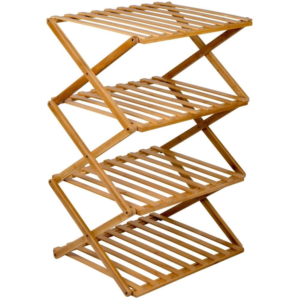 Mobiletto da Campeggio Pieghevole in Bambù - Foto 1