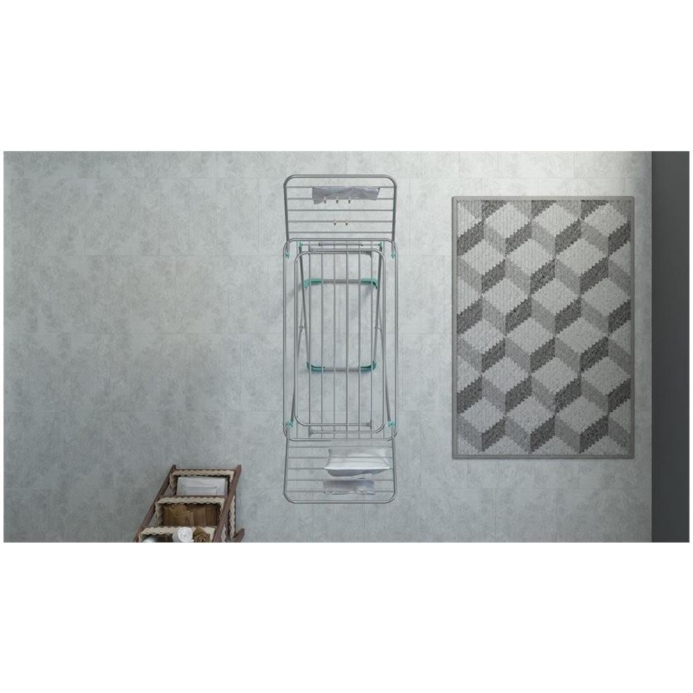 Stendibiancheria Flower Lunghezza di Stenditura 30 mt Materiale Acciaio Verniciato e Alluminio - Foto 1