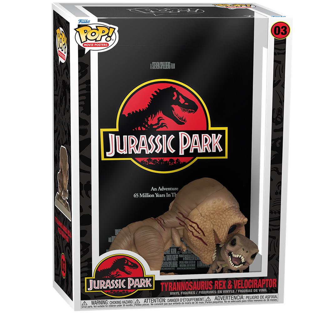 Jurassic Park Pop! Movie Poster Vinyl Figure Jurassic Park 9 Cm - Foto 2