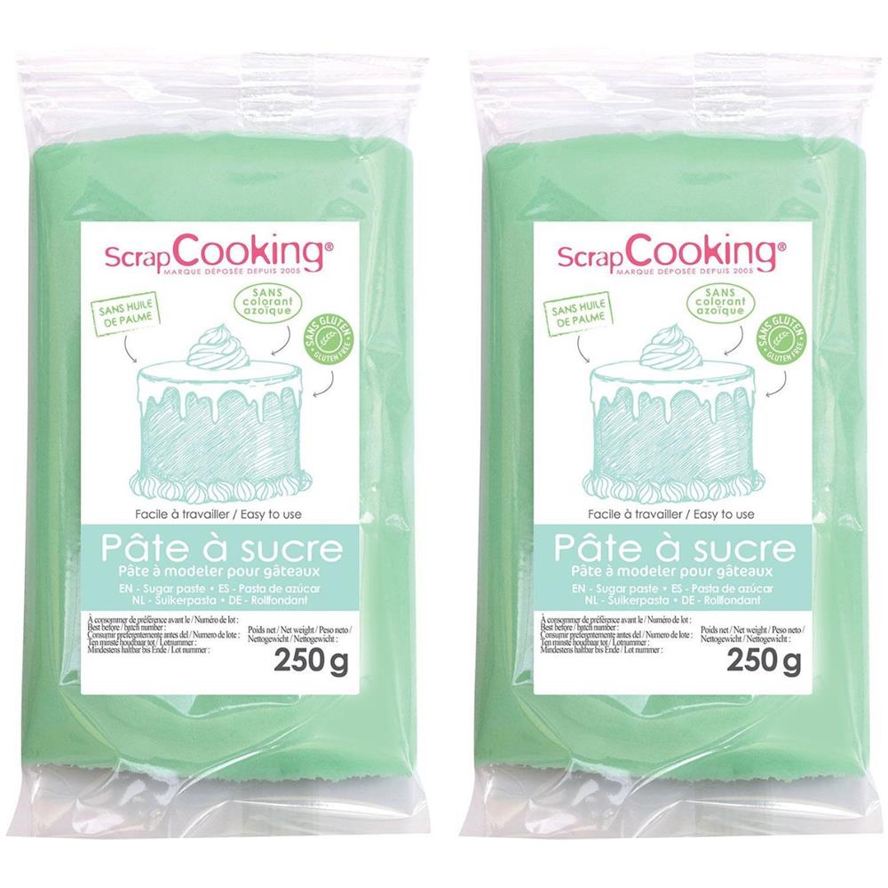 Pasta Di Zucchero Verde Acqua 500 G - Foto 1
