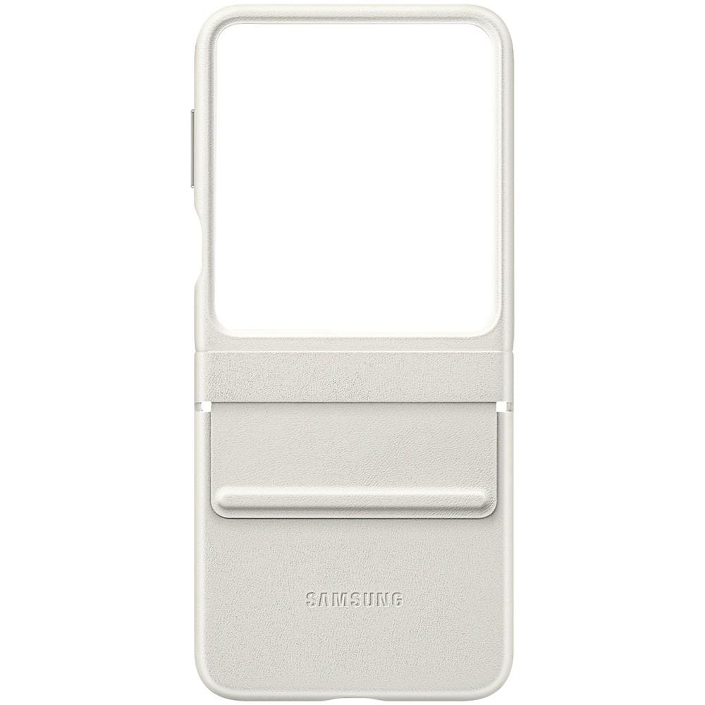 Cover Z Flip5 Similpelle Originale Flap Eco-leather Case Cream - Foto 1