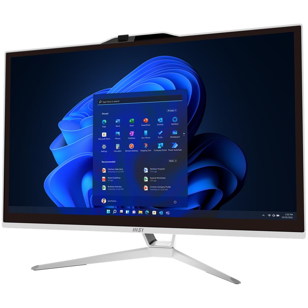 All-In-One Pro Pro AP222T 13M-007EU Monitor 21.5" Full HD Touch Screen Intel Pentium Gold G7400 Dual Core 3.7 GHz Ram 4GB SSD 128 GB 4xUSB 3.2 Windows 11 Pro - Foto 2