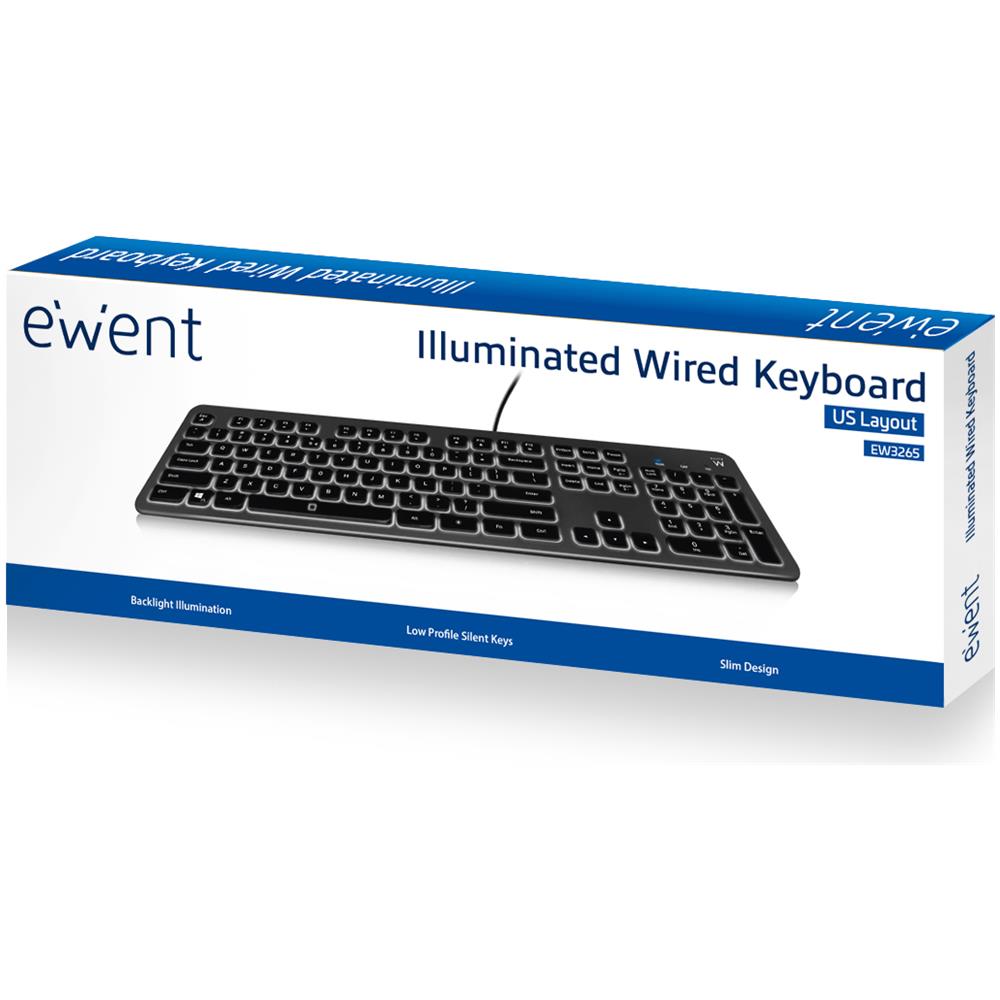 Tastiera USB EW3268 (Layout Italiano) Colore Nero - Foto 2