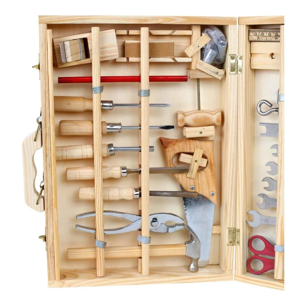 Valigia Attrezzi ""deluxe"" In Legno 48 Pezzi - Foto 2