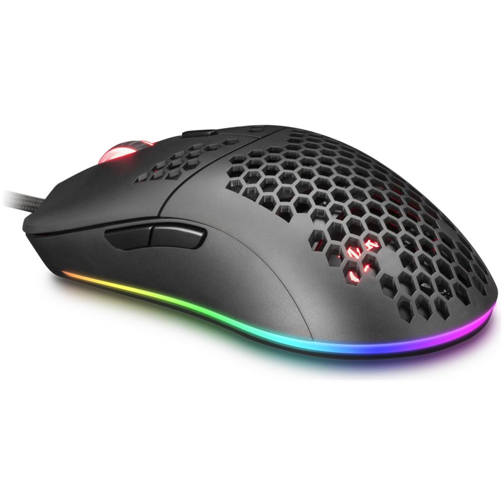 Mmax Mouse Rgb Ultralight Da 12400 Dpi, Black - Foto 1
