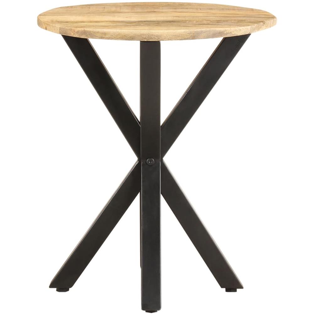 Tavolino Di Servizio 48x48x56cm In Legno Massello Di Mango - Foto 2