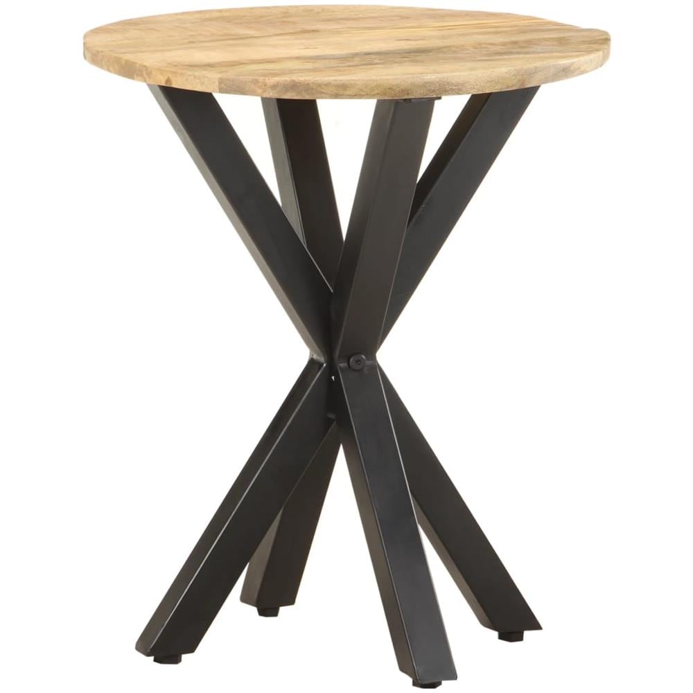 Tavolino Di Servizio 48x48x56cm In Legno Massello Di Mango - Foto 11