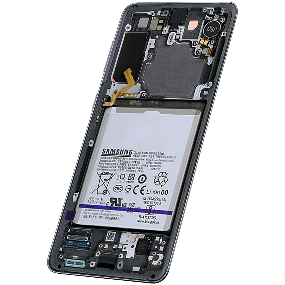 Blocco Completo S21 Lcd Touchscreen Batteria Originali - Foto 2