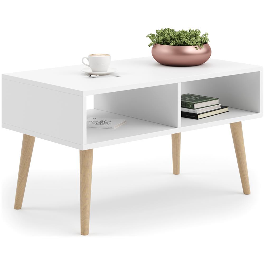 Tavolino Scandi, Scandinavo Coffe Table Bianco - Foto 1